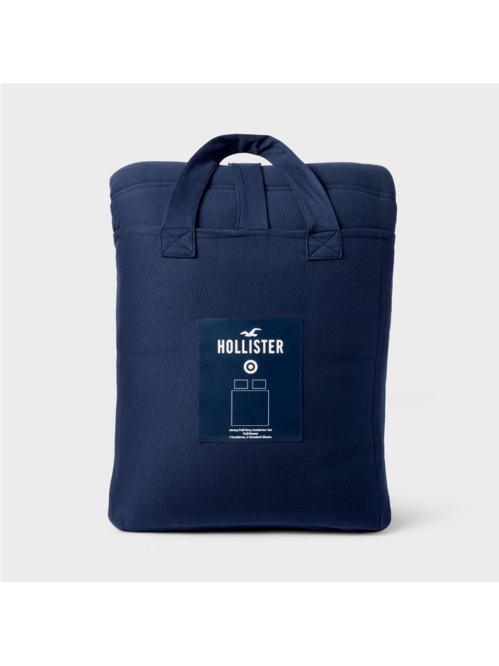 NWT Hollister Jersey Puff Comforter Set Navy Blue - Hollister Target Collection